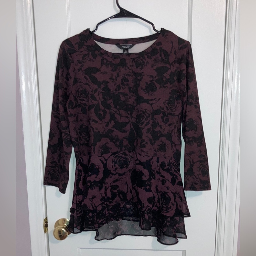 Simply Vera Vera Wang peplum top